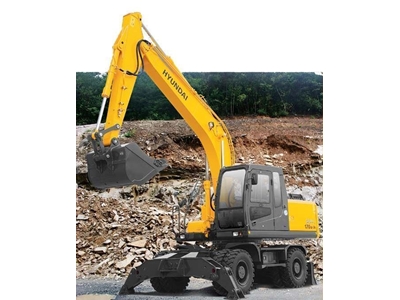Lastikli Ekskavatör / Hyundai R170w-7a - 0