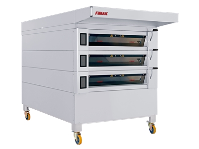 EKF-120x120/2 Katlı Elektriklik Katlı Ekmek Fırını - 0