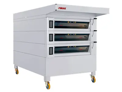 EKF-120x120/2 Двухъярусная электрическая пекарня для хлеба