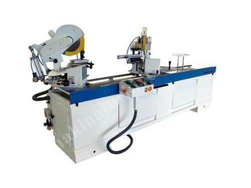 Otomatik Çift Köşe Kesim Ve Çift Delik Delme Makinası
