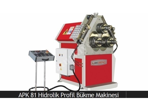Hidrolik Profil Bükme Makinesi / Akbend Apk 81