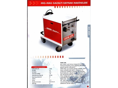 Gazaltı Kaynak Makinesi / Gedik Welding Gkm 240