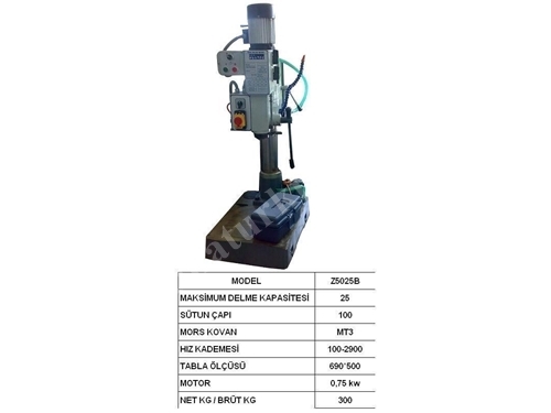 Şanzımanlı Matkap Tezgahı / Hunter Z5025b