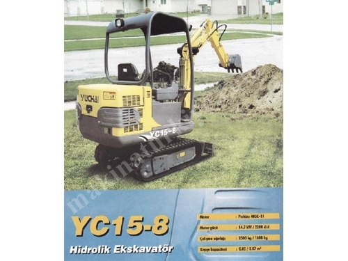 Mini Paletli Ekskavatör ( 1,5 Ton )