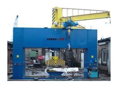 500 Tonluk Gemi Yapım Hidrolik Presi Press-Tek Scp610 500t