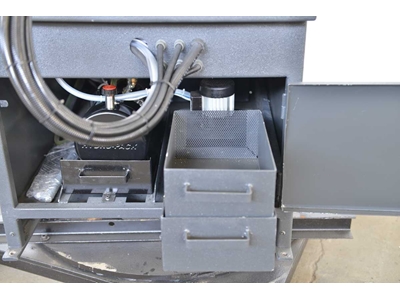 Çift Açılı Yarı Otomatik Şerit Testere Makinesi  BMSY-270DG - 10