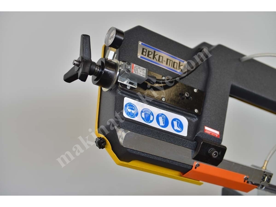 Çift Açılı Yarı Otomatik Şerit Testere Makinesi BMSY-230DG