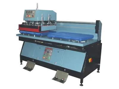 DBP 5080 Fully Automatic Steam Walking Head Transfer Printing Press