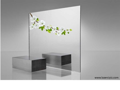 1,8 mm verspiegeltes Acrylglas in Silber - 0