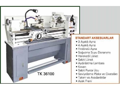 Üniversal Torna Tezgahı - Foreman - Tk 36100  - 0