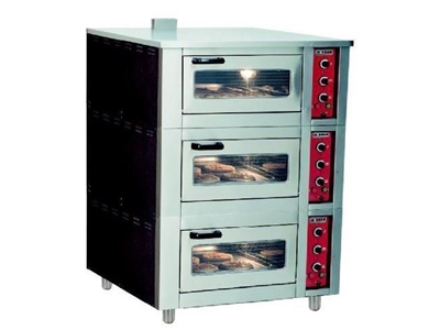 Pasta Pizza Fırını - Elektrikli 3 Kat - 0