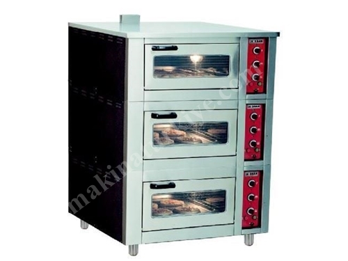 Pasta Pizza Fırını - Elektrikli 3 Kat