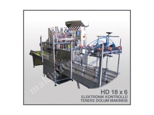 Elektronik Kontrollü Volumetrik Dolum Makinası