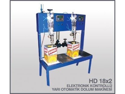 Yarı Otomatik Sıvı Dolum Makinası Şakar HD 18-2