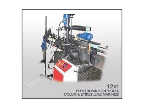 Elektronik Kontrollü Volumetrik Dolum Makinası / Şakar Hd 12x1