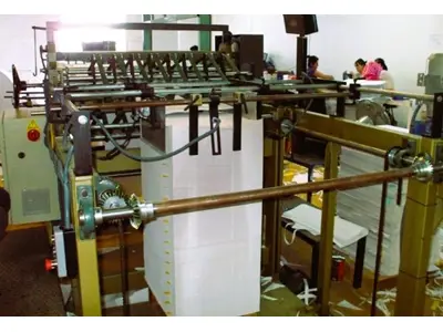 5 катушечный загрузочный резак и обрезной станок