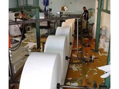 5 катушечный загрузочный резак и обрезной станок