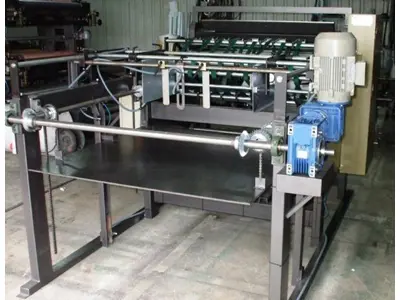 Машина для обрезки и резки с двумя бобинами