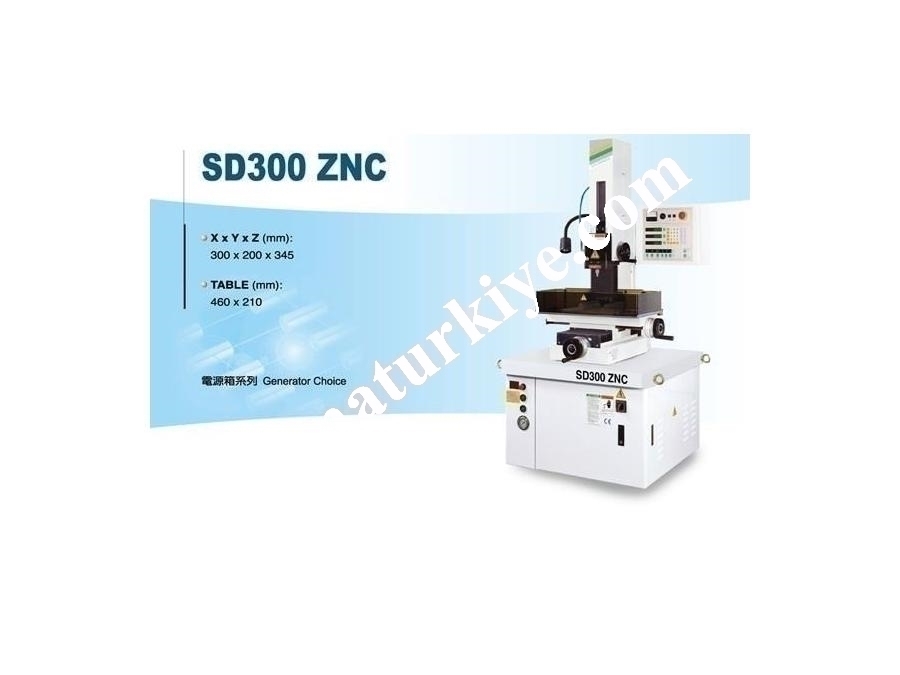 Delik Delme Erezyon Tezgahı 460x210 Mm