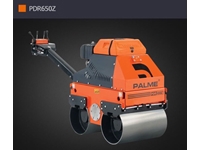 Sıfır Yanaşmalı Elle Kumandalı Dizel Vibrasyonlu Silindir 650 mm Tambur Genişliği - Palme Makina PDR650Z 