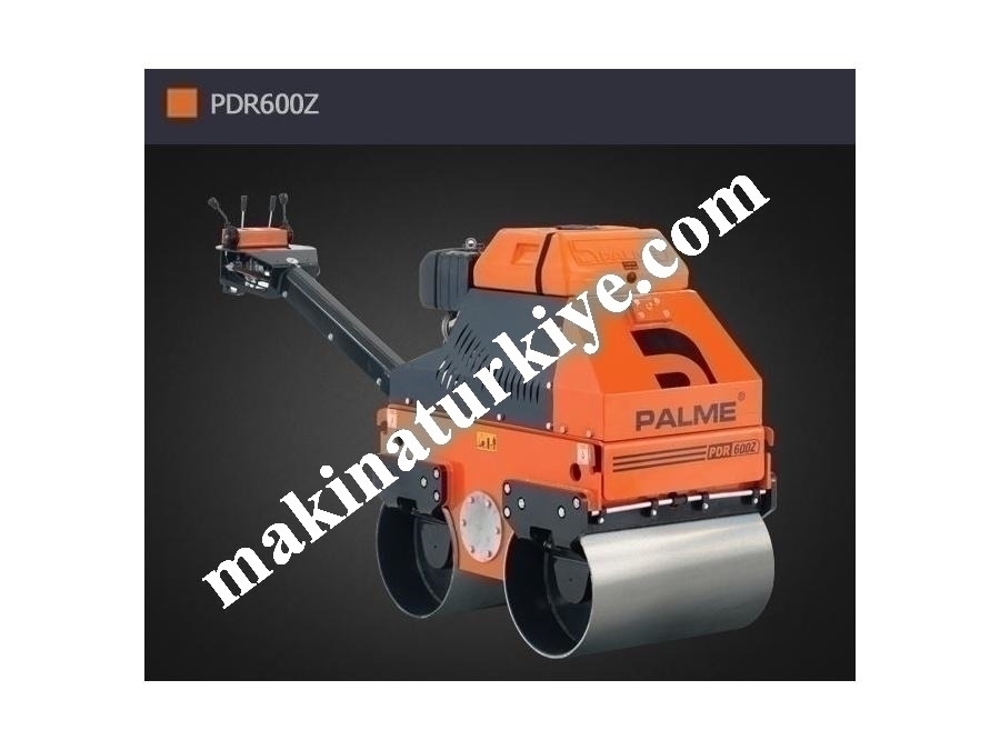 Sıfır Yanaşmalı Elle Kumandalı Dizel Vibrasyonlu Silindir 600 mm Tambur Genişliği - Palme Makina PDR600Z
