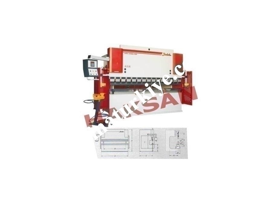 Baykal Aph 1250x35 Hidrolik Abkant Pres 