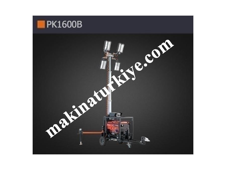 Gazolin ve Dizel Aydınlatma Kulesi - Palme Makina PK1600B