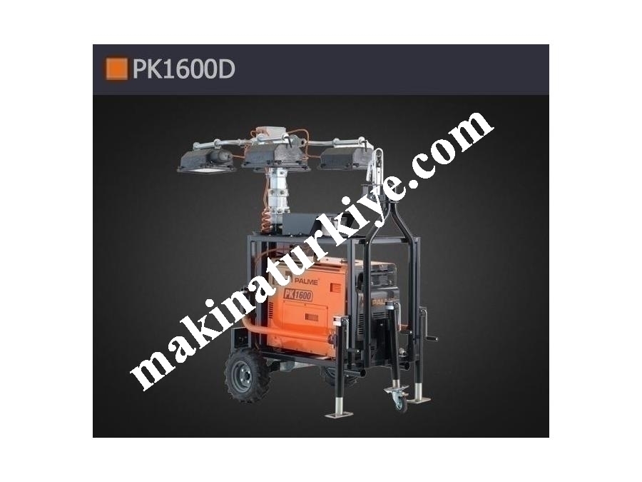 Gazolin ve Dizel Aydınlatma Kulesi - Palme Makina PK1600D