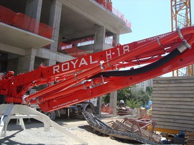Hydraulic Concrete Distributor Boom 18 Meters - 0