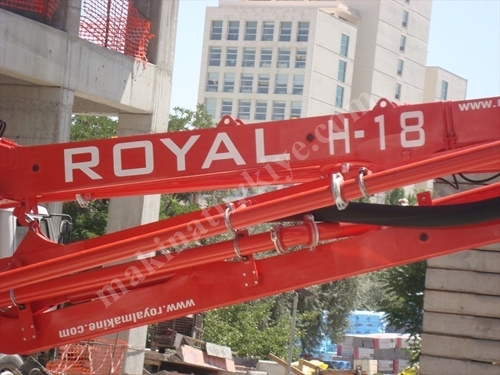 Hydraulic Concrete Distributor Boom 18 Meters