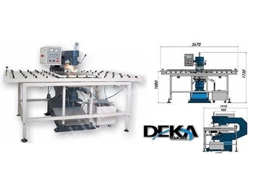 Semi-Automatic Double Direction Glass Drilling Machine
