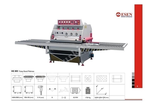 Yüzey Kanal Makinesi / Esen He 805