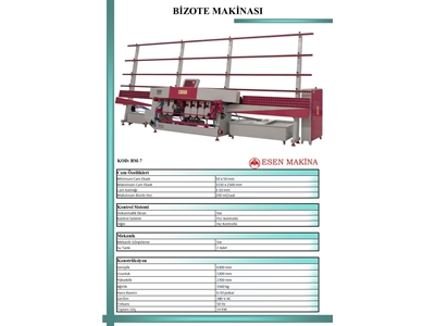 Beveling Machine / Esen B.M 7 - 0
