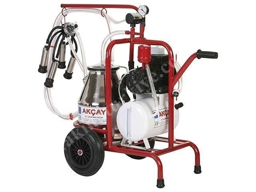 Tekli Arabalı,Turbo Motor Sistemli Süt Sağım Makinesi / Akçay Ak-Mk-1t/S-205