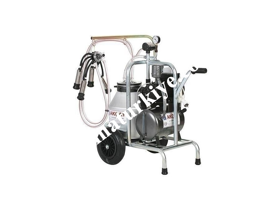 Tekli Arabalı Süt Sağım Makinesi  Akçay AK-MK-1T/S-202