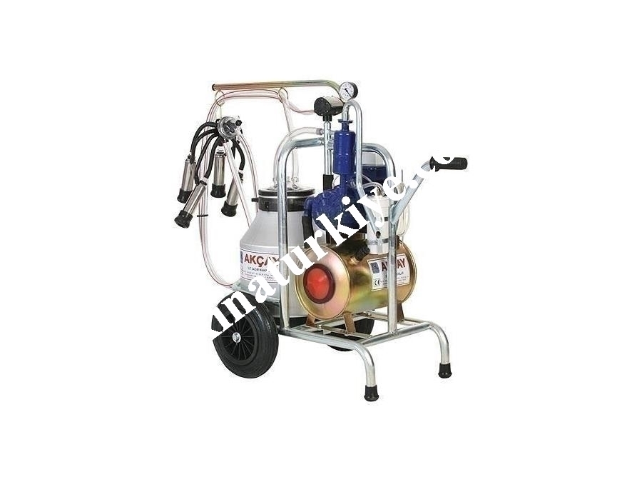 Tekli Arabalı, Yağlı Motor Sistemli Süt Sağım Makinesi / Akçay Ak-Mk-1y/S-306