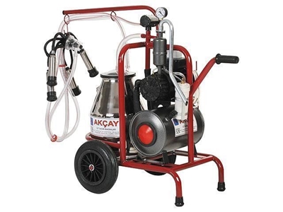 Yağlı Motor Sistemli,Tekli Arabalı Süt Sağım Makinesi / Akçay Ak-Mk-1y/S-301 - 0