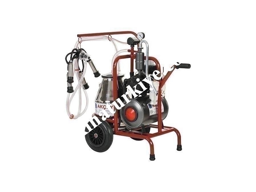 Yağlı Motor Sistemli,Tekli Arabalı Süt Sağım Makinesi / Akçay Ak-Mk-1y/S-301
