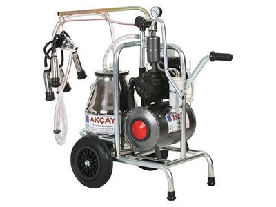 Yağlı Motor Sistemli,Tekli Arabalı Süt Sağım Makinesi / Akçay Ak-Mk-1y/S-305 - 0