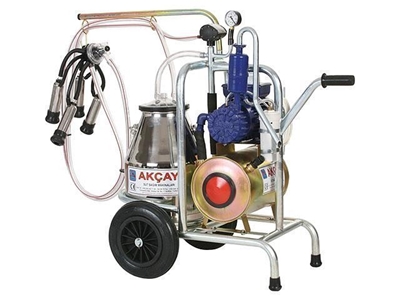Tekli Arabalı, Yağlı Motor Sistemli Süt Sağım Makinesi / Akçay Ak-Mk-1y/S-307 - 0