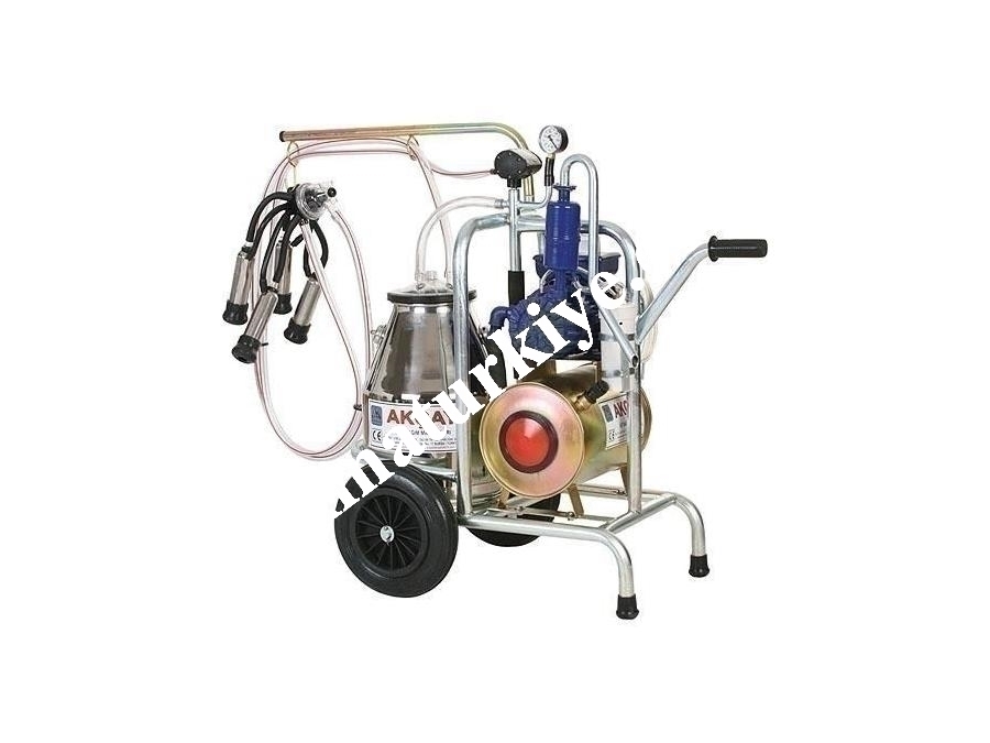 Tekli Arabalı, Yağlı Motor Sistemli Süt Sağım Makinesi / Akçay Ak-Mk-1y/S-307