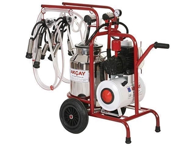 Çiftli Arabalı, Kuru Motor Sistemli Süt Sağım Makinesi / Akçay Ak-Mk-2k/S-112 - 0