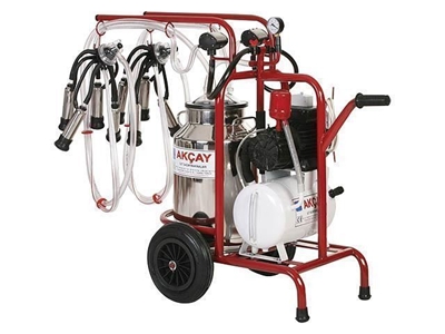 Çiftli Arabalı, Turbo Motor Sistemli Süt Sağım Makinesi / Akçay Ak-Mk-2t/S-211 - 0