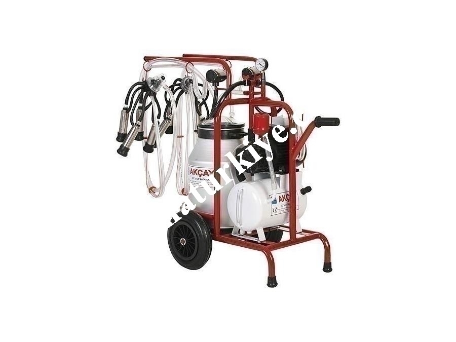 Çiftli Arabalı, Turbo Motor Sistemli Süt Sağım Makinesi / Akçay Ak-Mk-2t/S-210