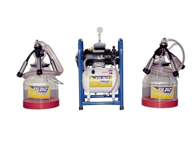 Çiftli Süt Sağım Makinesi - Yarım Otomatik Sabit Sistem - 3