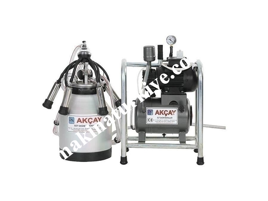 Tekli Turbo Motorlu Süt Sağım Makinesi Sabit Sistemli