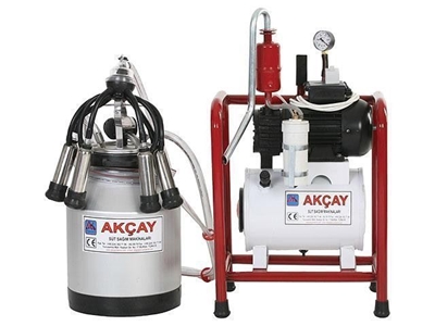 Akçay Tekli Süt Sağım Makinesi AK-MK-1Y/SS-601 - 0