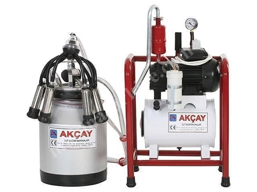 Akçay Tekli Süt Sağım Makinesi AK-MK-1Y/SS-601