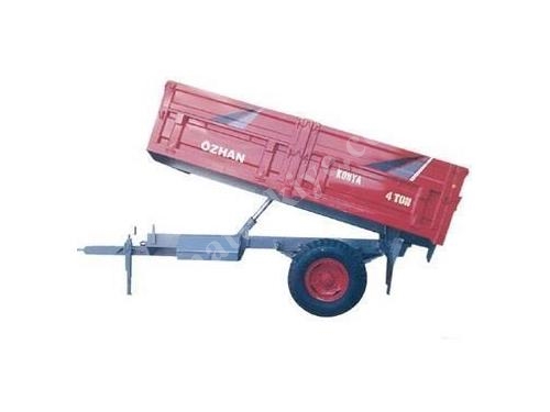 Tek Dingilli Damperli Römork 4 Ton