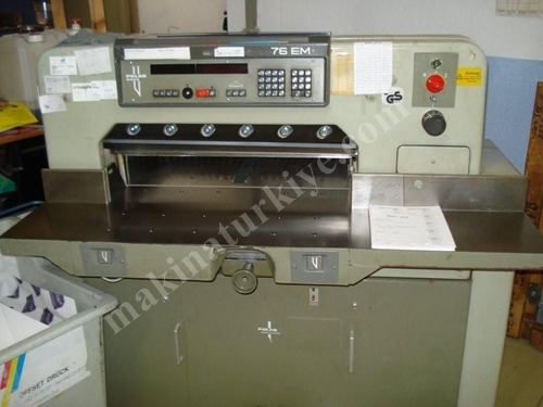 Kesim Makinası 1987 Model / Polar 76 Em